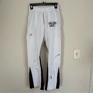 Gallery Dept White Flare Sweatpants Size S.